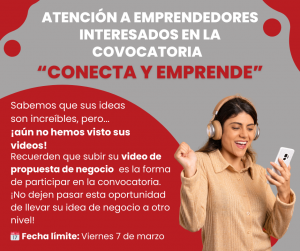 CONVOCATORIA CONECTA Y EMPRENDE